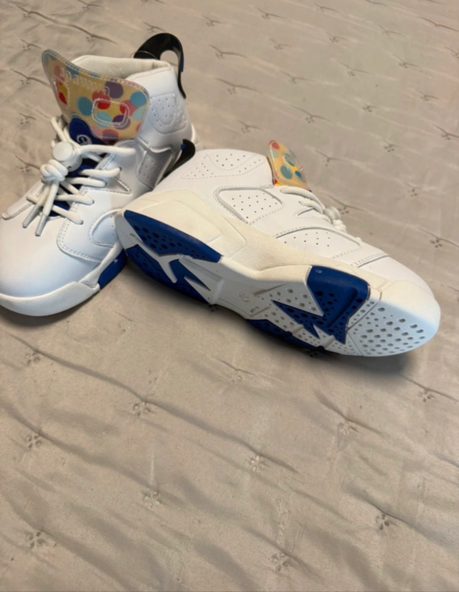 Sneakers / High-top shoes for boys/girls white and blue | Size 32 (21 cm) – photo 3